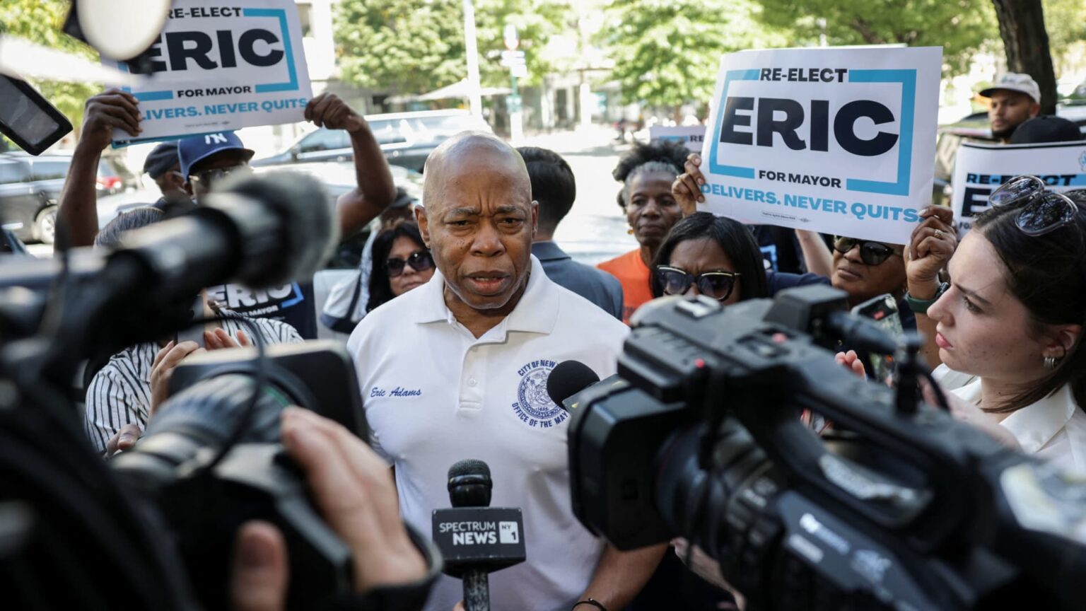Eric Adams Exits New York City Mayoral Race Eric Adams Exits New York City Mayoral Race