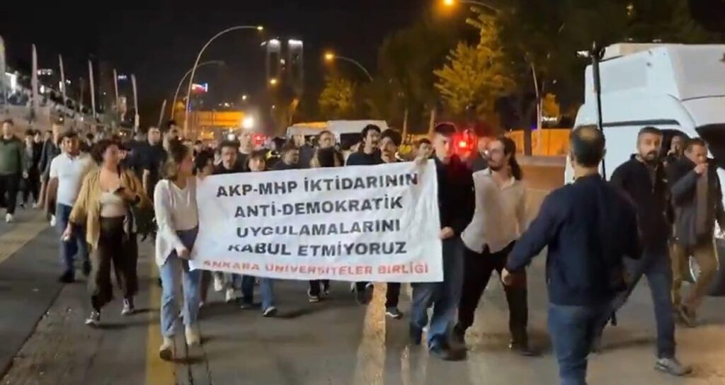 University Students Protest Against CHP Istanbul Provincial Presidency Trustee Appointments