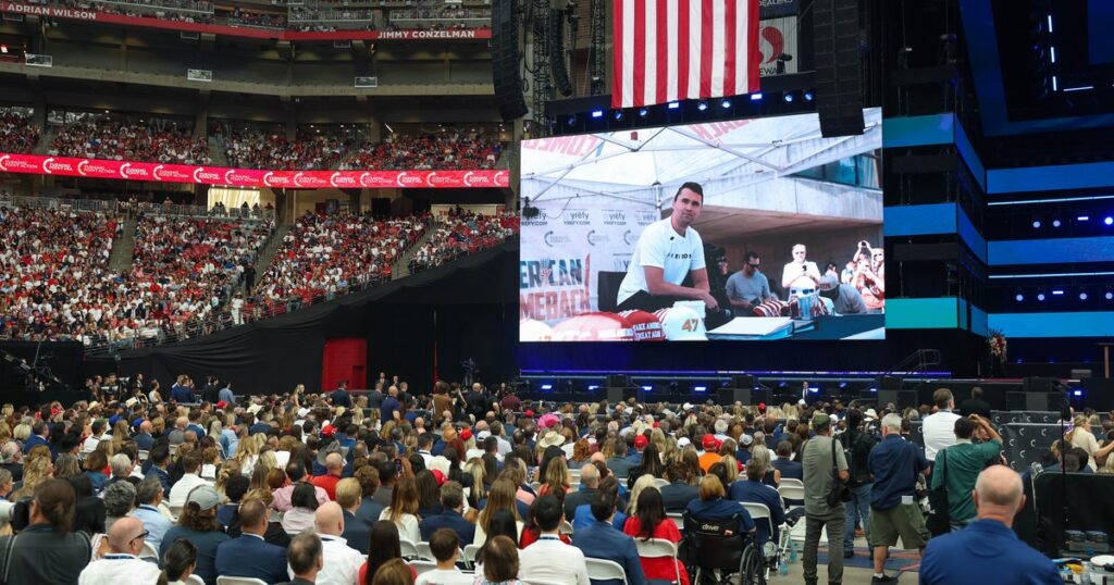 Memorial Service Celebrates Legacy of Conservative Activist Charlie Kirk