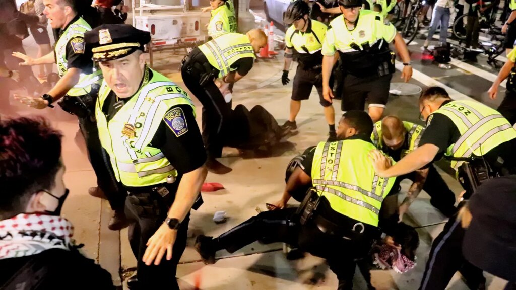 Boston Pro-Palestinian Protest Escalates into Violent Riot, 13 Arrested
