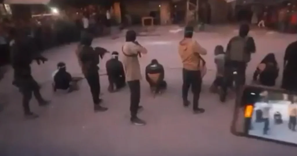 Video Reveals Hamas Executing Palestinians Accused of Collaboration with Israel
