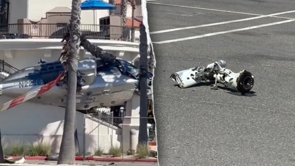 Helicopter Crash in Huntington Beach Sends Five to Hospital