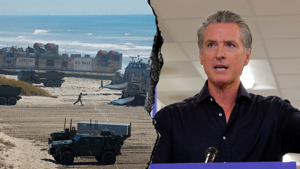 Newsom Disputes White House on Marine Corps Celebration Highway Closure