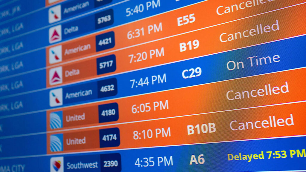 Government Shutdown Causes Increased Flight Delays and Cancellations