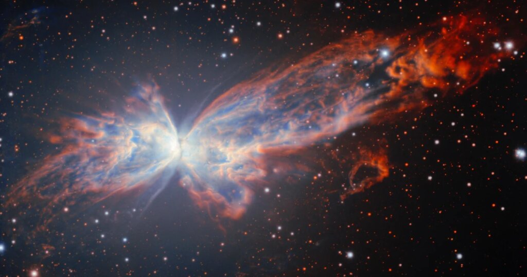 Stunning New Telescope Image Reveals Cosmic Butterfly in the Universe