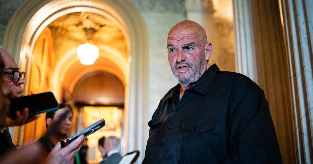 Fetterman Defends Voting Record Amidst Criticism from Democrats: "Maybe Our Party Has a Bigger Problem"