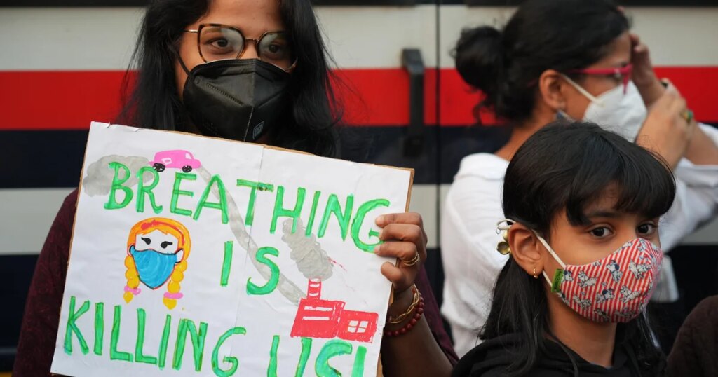 Air Pollution in Delhi Closes Schools, Sparks Protests, and Urges Caution for Vulnerable Citizens