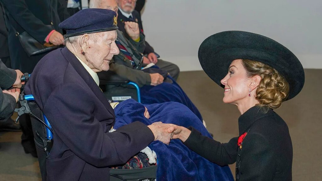 Kate Middleton Visits Centenarian WWII Veteran and Marathon Runner