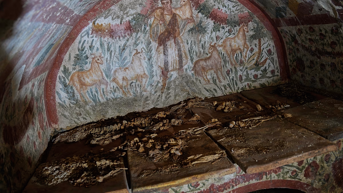 Archaeologists Discover Rare Roman-Style ‘Good Shepherd’ Fresco in Iznik Archaeologists Discover Rare Roman-Style 'Good Shepherd' Fresco in Iznik
