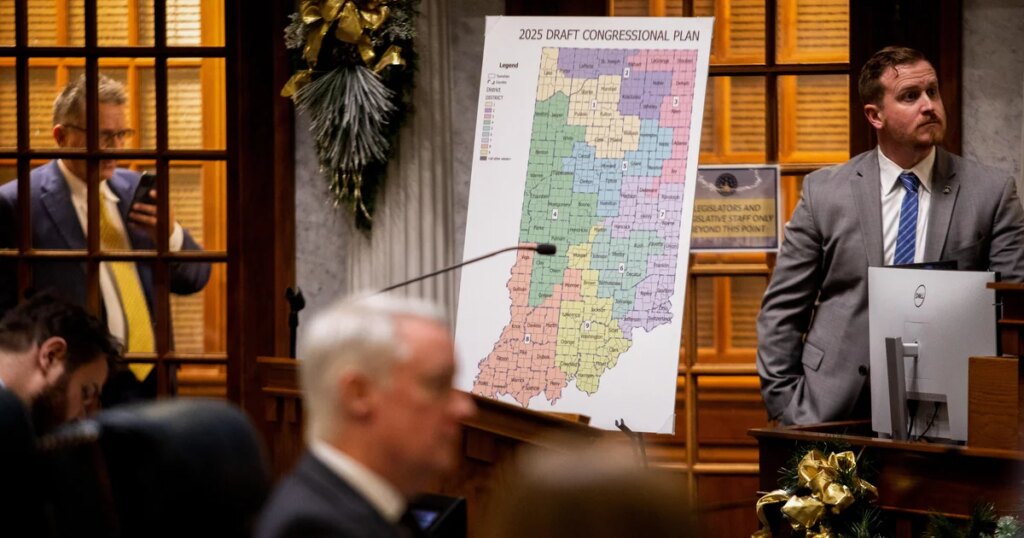 Indiana Senate Set to Vote on Controversial 9-0 Republican Congressional Map Thursday Indiana Senate Set to Vote on Controversial 9-0 Republican Congressional Map Thursday