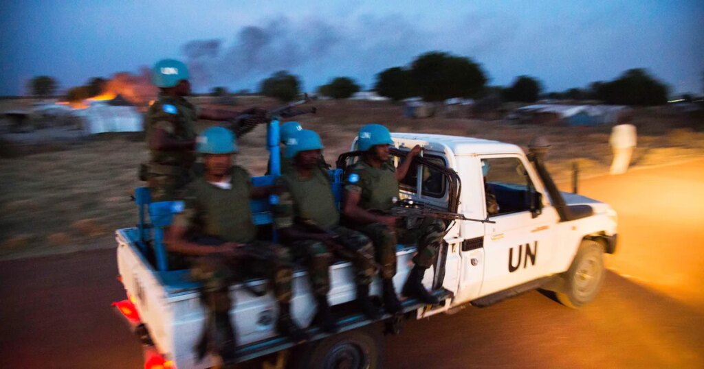Drone Strike on U.N. Facility in Sudan Kills Six Peacekeepers Drone Strike on U.N. Facility in Sudan Kills Six Peacekeepers