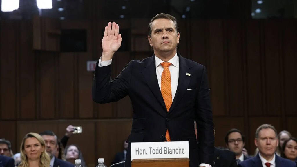 Todd Blanche Nears Confirmation Following IRS Settlement Deal by Cornyn Todd Blanche Nears Confirmation Following IRS Settlement Deal by Cornyn