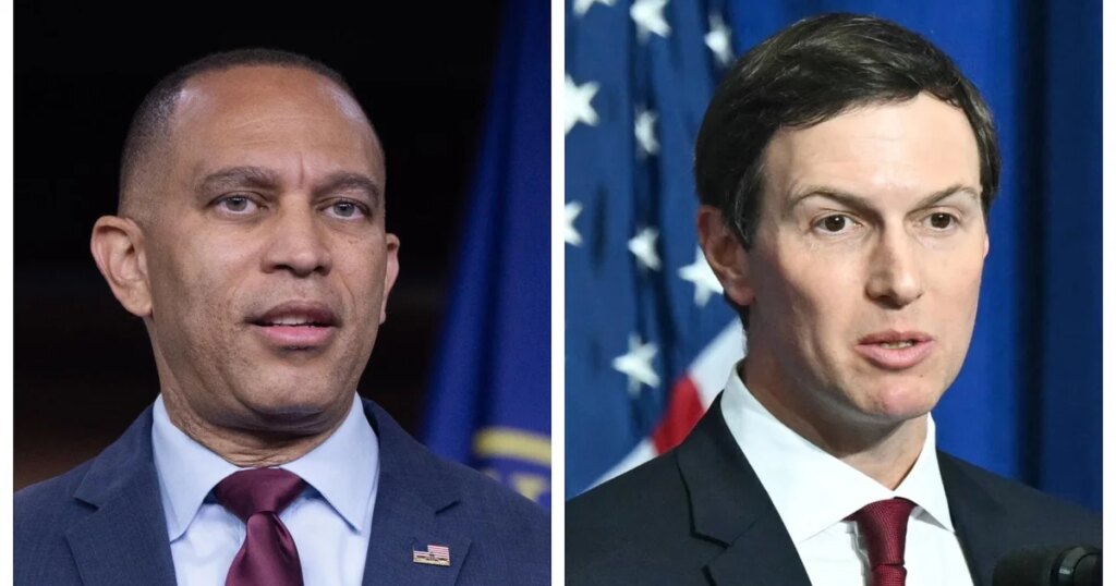 Kushner and Jeffries Hold Bipartisan Meeting Ahead of Midterm Elections