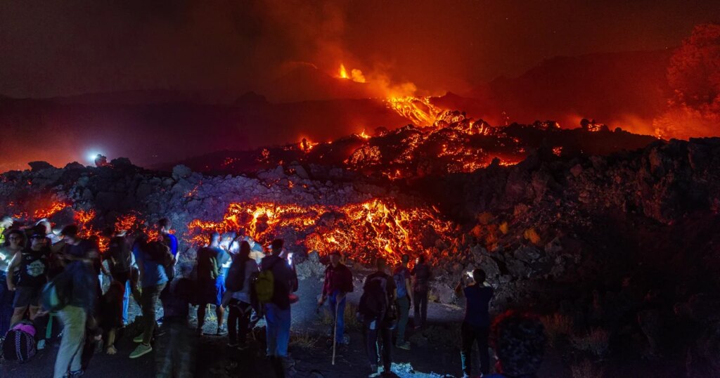 American Tourist Dies from Lightning Strike on Mount Etna in Italy American Tourist Dies from Lightning Strike on Mount Etna in Italy