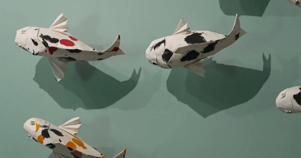 Revival of Origami Koi Art Sparks Interest Across Platforms