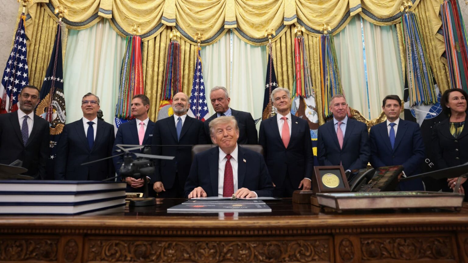 Trump Signs Drug Pricing Agreements with Nine Midsized Pharmaceutical Companies Trump Signs Drug Pricing Agreements with Nine Midsized Pharmaceutical Companies