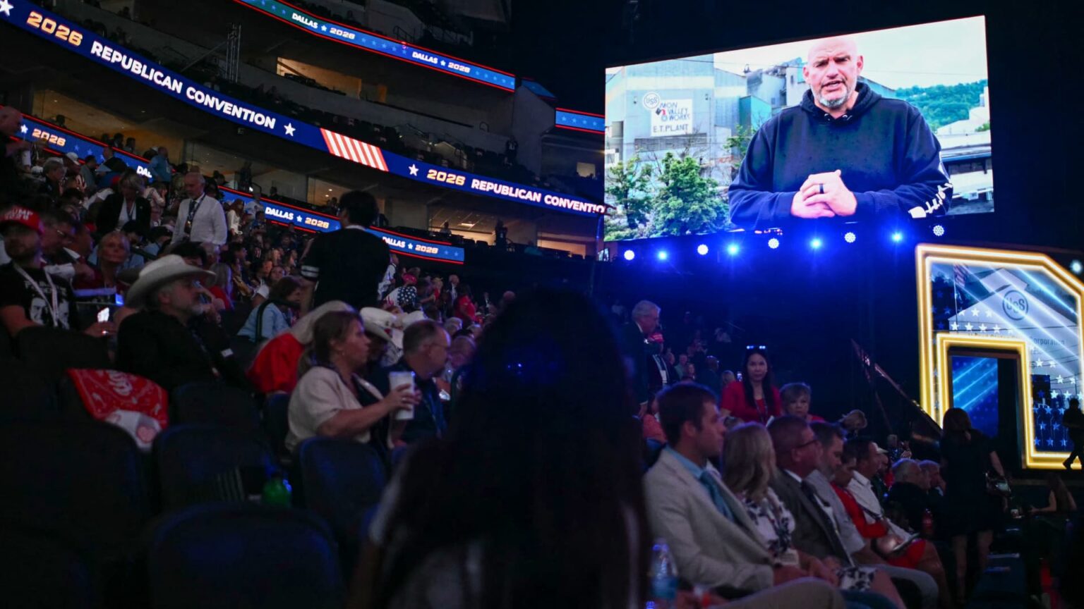 Sen. Fetterman Surprises at GOP Midterm Convention