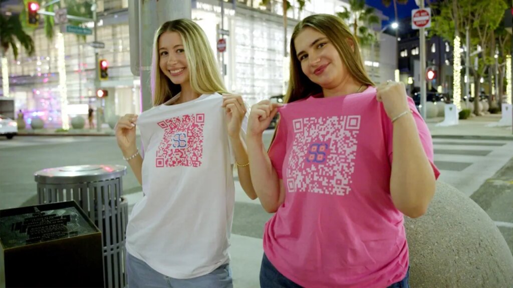 QR Code Clothing Transforms T-Shirts into Digital Business Cards