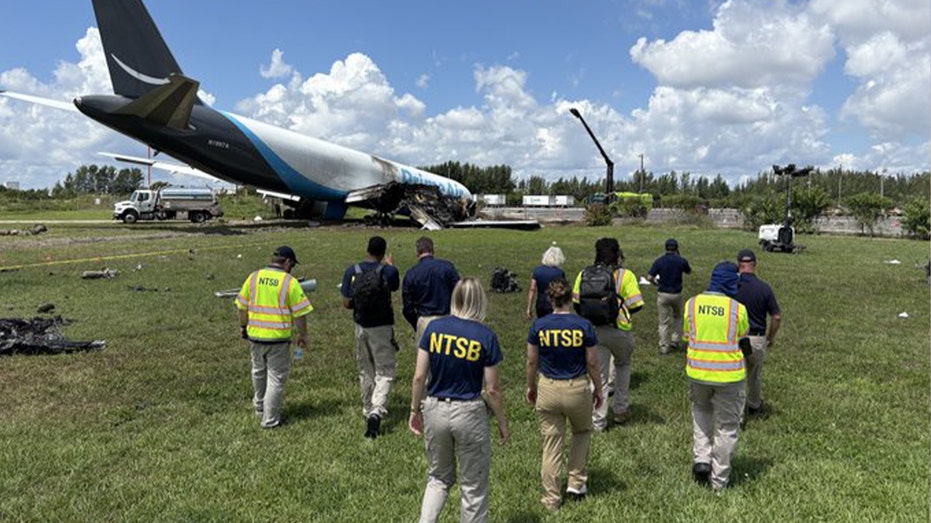 Two Crew Members Survive Miami Amazon Cargo Jet Runway Crash Two Crew Members Survive Miami Amazon Cargo Jet Runway Crash