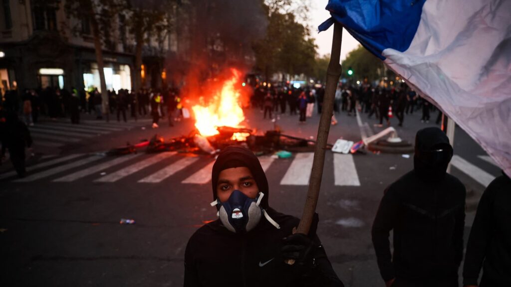 France Faces Unprecedented Unrest as Macron Denounces Violence