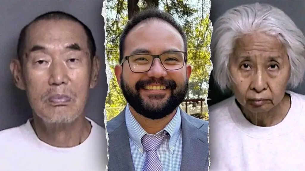California Woman Claims Husband Fired Fatal Shots in Son-in-Law’s Death California Woman Claims Husband Fired Fatal Shots in Son-in-Law's Death