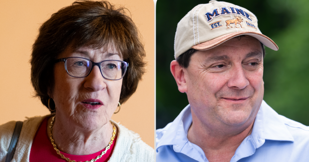 Voters Divided on State vs. National Focus in Maine Senate Race Voters Divided on State vs. National Focus in Maine Senate Race