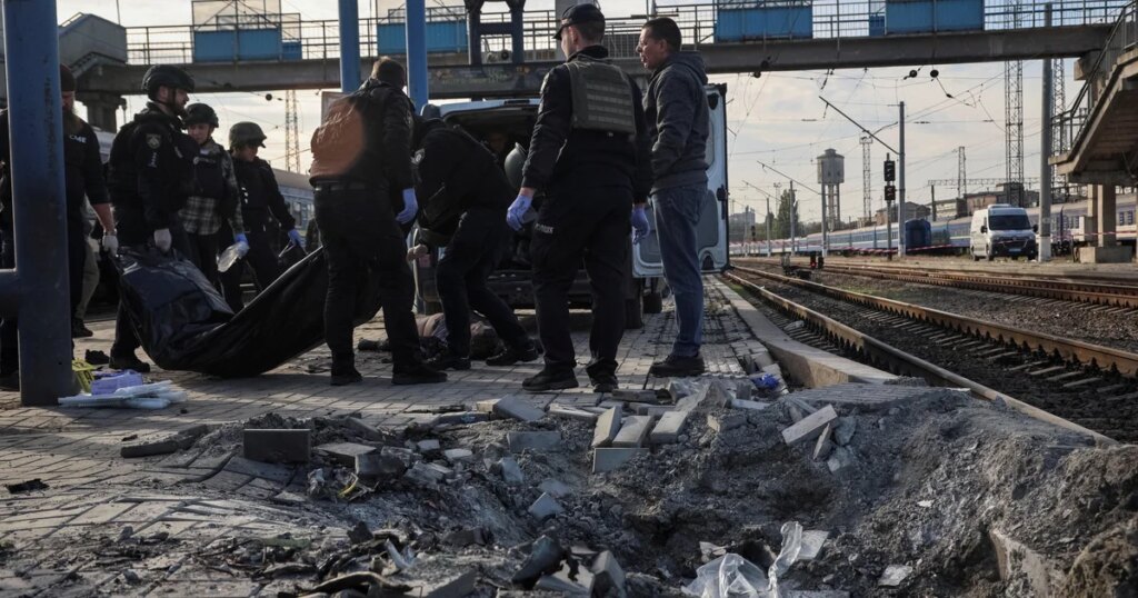 Russian Drone Strike at Ukrainian Train Station Kills 14; Local Truce Offers Glimmer of Hope Russian Drone Strike at Ukrainian Train Station Kills 14; Local Truce Offers Glimmer of Hope